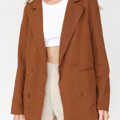 Style State Karley Blazer (Brown) Winter Warmers