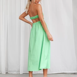 Pink Diamond Dresses Lorelei Maxi Dress (Green)