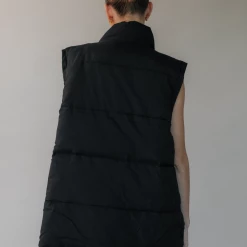 Pink Diamond New Arrivals Verona Puffer Vest (Black)