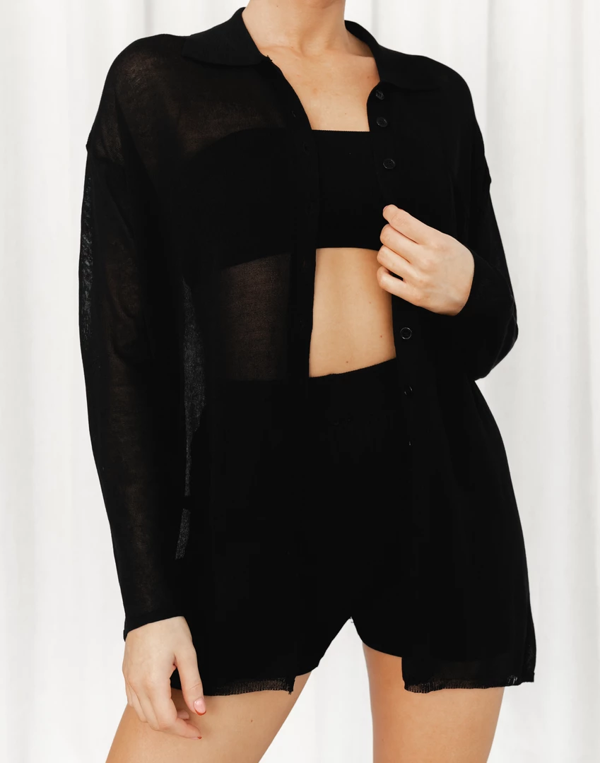 Thanne Vixen Knit Top (Black) New Arrivals 2 Thanne Vixen Knit Top (Black) New Arrivals