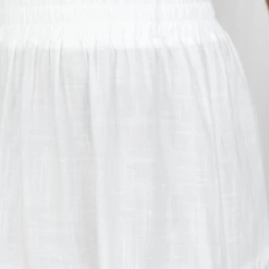 Thanne Up In The Clouds Midi Skirt (White) Bottoms