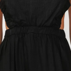 Thanne With You Midi Dress (Black)