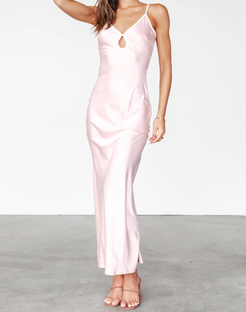 Luvalot Dresses Delanie Maxi Dress (Pink) 1 Luvalot Dresses Delanie Maxi Dress (Pink)