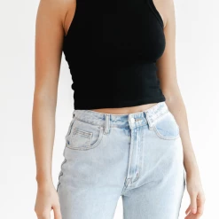 Charcoal Clothing New Arrivals Elijah Tank Top (Black)