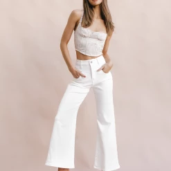 Paper Heart Ohio Jeans (White)