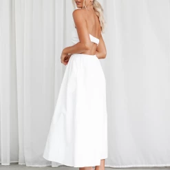 Pink Diamond Lorelei Maxi Dress (White) Dresses