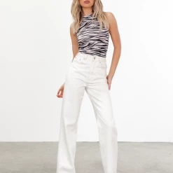 Oscar Street Veda Halter Top (Zebra) New Arrivals