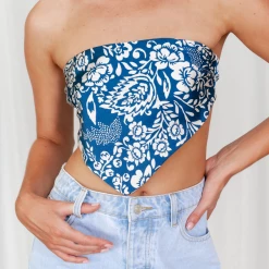 Rumor Tops Tazmin Top (Blue)