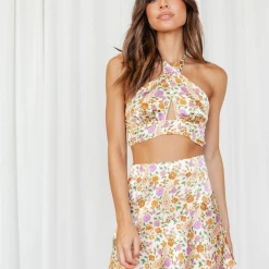 Into Storyteller Halter Top Tops