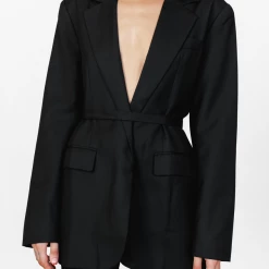 Olympia Blazer Dress (Black) - By Lioness New Arrivals