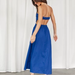 Pink Diamond Dresses Lorelei Maxi Dress (Navy)