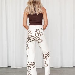 8 Birdies Bottoms Flower Field Jeans
