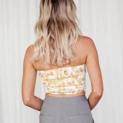 Rumor Alexanda Top (Yellow) Tops