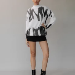 Charcoal Clothing Ashtyn Knit Jumper (Black)