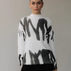 Charcoal Clothing Ashtyn Knit Jumper (Black)