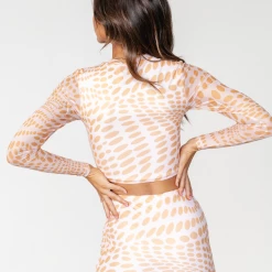 Luvalot Sunny Mini Skirt (White/Orange)