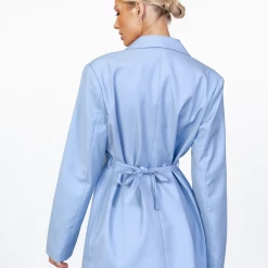 Olympia Blazer Dress (Blue) - By Lioness New Arrivals