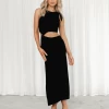 Desire Nida Midi Dress (Black)
