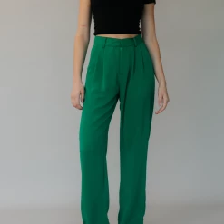 Pink Diamond New Arrivals Jarlina Pants (Emerald Green)