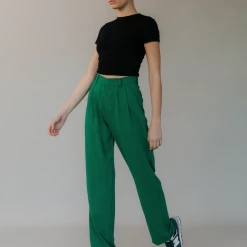 Pink Diamond New Arrivals Jarlina Pants (Emerald Green)