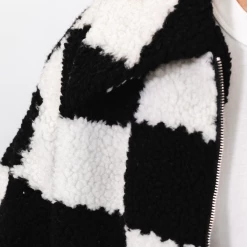 Into Fashion Cora Jacket (Black/White) New Arrivals