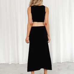 Desire Nida Midi Dress (Black)