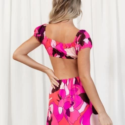 My Girl Botanica Mini Dress (Pink Floral) Dresses 13 My Girl Botanica Mini Dress (Pink Floral) Dresses