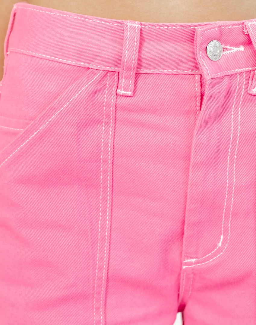 Charcoal Clothing Astrid Wide Leg Jeans (Pink) New Arrivals 7 Charcoal Clothing Astrid Wide Leg Jeans (Pink) New Arrivals