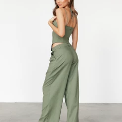 New Arrivals La Quinta Pant (Khaki) - By Lioness