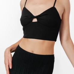 Luvalot Colton Crop Top (Black) New Arrivals