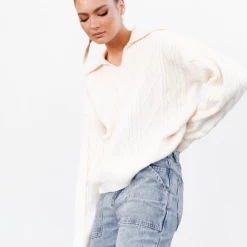 Thanne Cheyanne Knit Jumper (Cream) New Arrivals