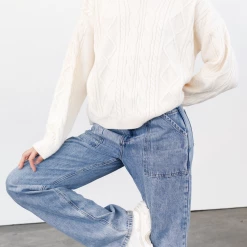 Thanne Cheyanne Knit Jumper (Cream) New Arrivals