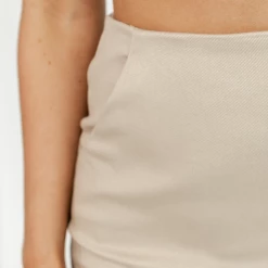 Thanne New Arrivals Lush Mini Skirt (Beige) 11 Thanne New Arrivals Lush Mini Skirt (Beige)