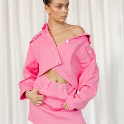 Charoal Clothing Park Avenue Jacket (Pink)