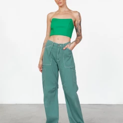 Luvalot New Arrivals Close To You Corset Top (Green)