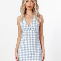 Red Berry Lilian Mini Dress (Blue/Gingham) 10 Red Berry Lilian Mini Dress (Blue/Gingham)