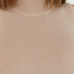 Desire Into You Midi Dress (Beige) New Arrivals