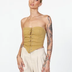 East Gate Corset (Mustard) - By Lioness 11 East Gate Corset (Mustard) - By Lioness