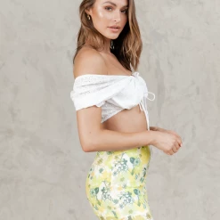 Mint Vanilla Opel Mini Skirt (Floral) Bottoms 12 Mint Vanilla Opel Mini Skirt (Floral) Bottoms