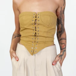 East Gate Corset (Mustard) - By Lioness 16 East Gate Corset (Mustard) - By Lioness