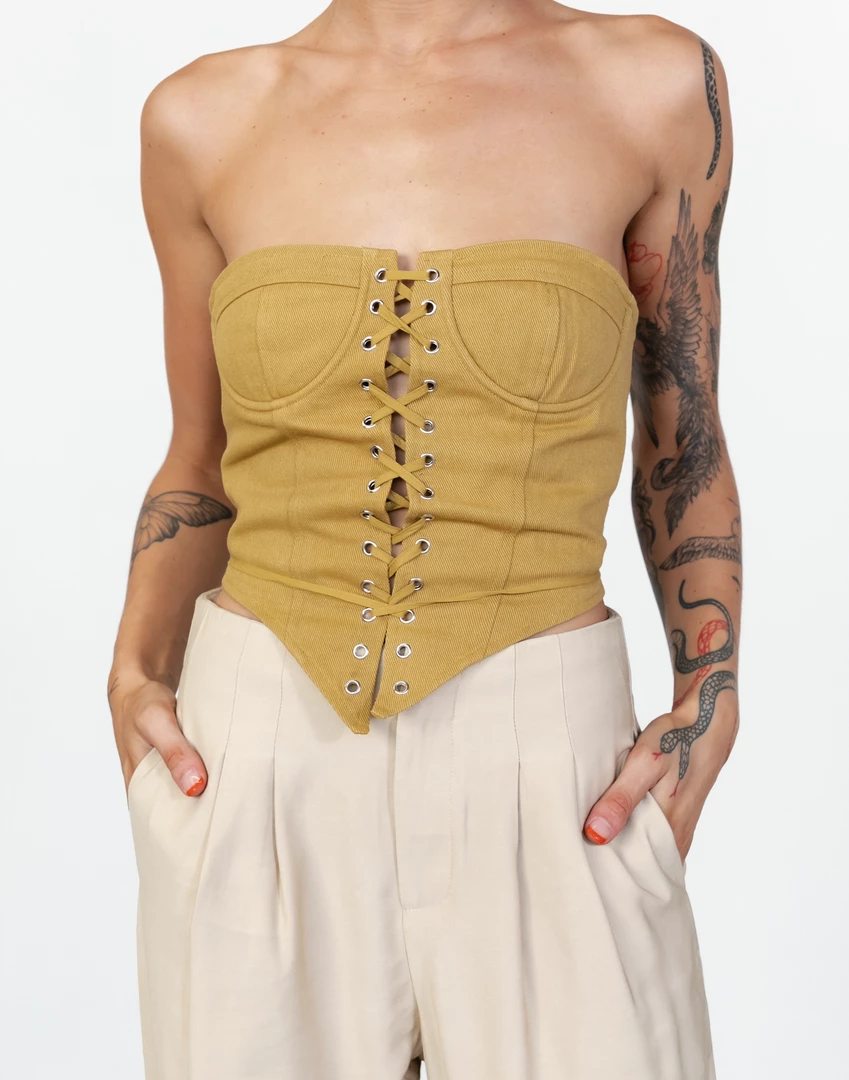 East Gate Corset (Mustard) - By Lioness 8 East Gate Corset (Mustard) - By Lioness
