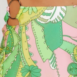 Alive Girl Girl Next Door Mini Skirt (Green)