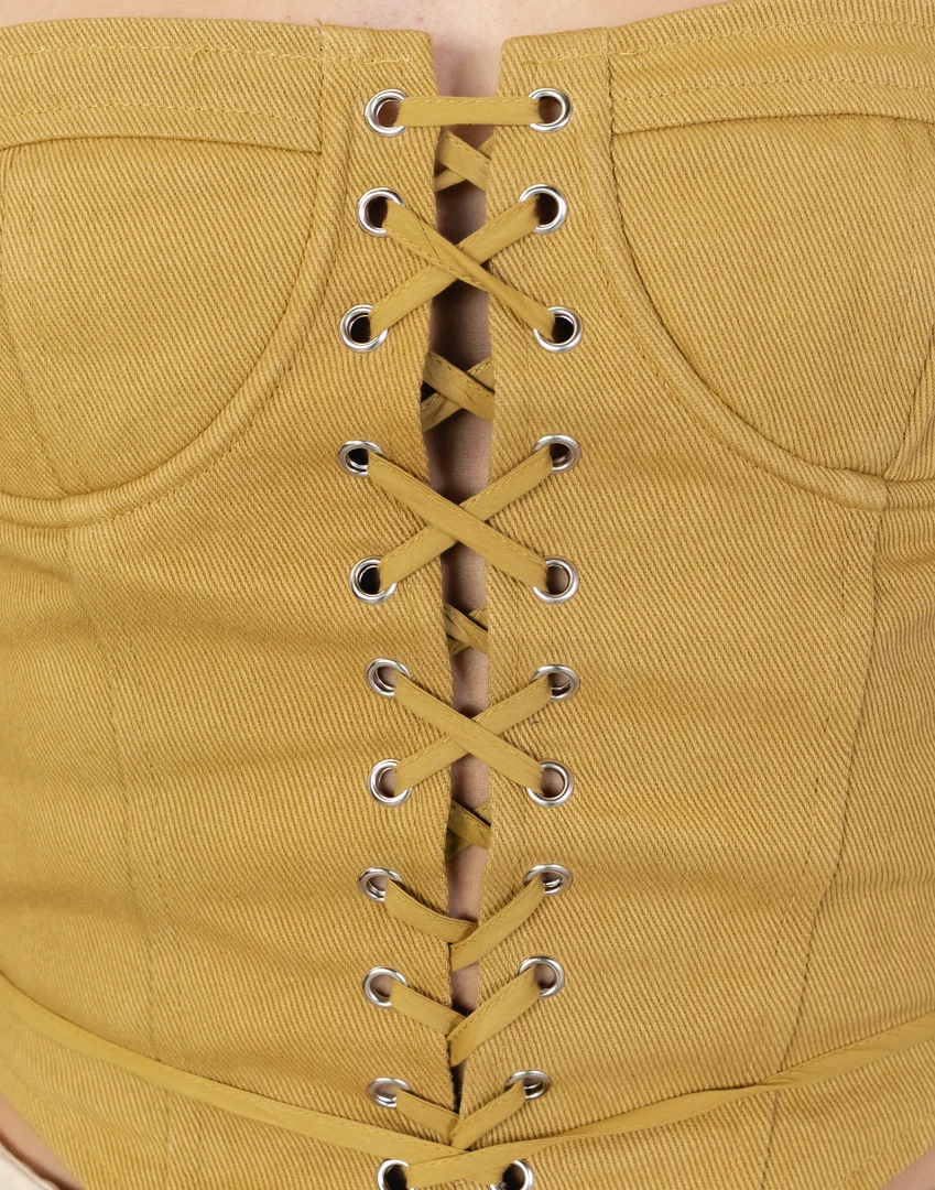 East Gate Corset (Mustard) - By Lioness 9 East Gate Corset (Mustard) - By Lioness