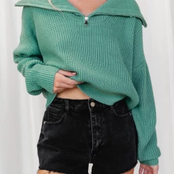 Luvalot Bexley Denim Shorts (Black) Bottoms