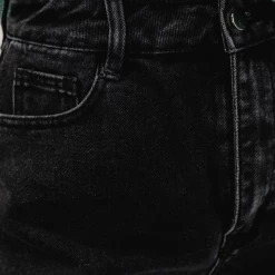 Luvalot Bexley Denim Shorts (Black) Bottoms