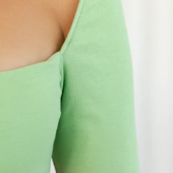 Charcoal Clothing Broadway Crop Top (Green)
