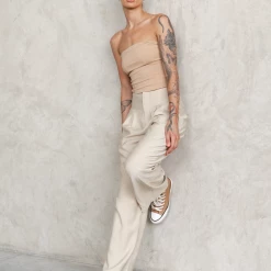 Luvalot New Arrivals Maverick Corset Top (Tan)