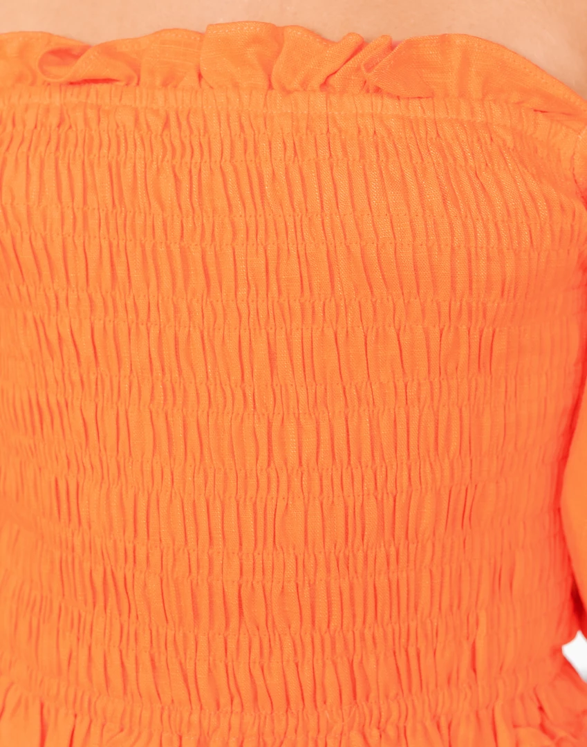 Pink Diamond Summer Mini Dress (Orange) 6 Pink Diamond Summer Mini Dress (Orange)