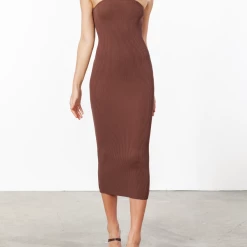Style State Marion Midi Dress (Chocolate) New Arrivals