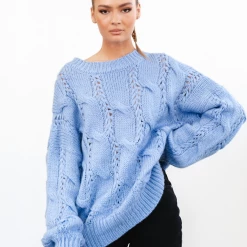 Sasha Whitney Knit Jumper (Blue)